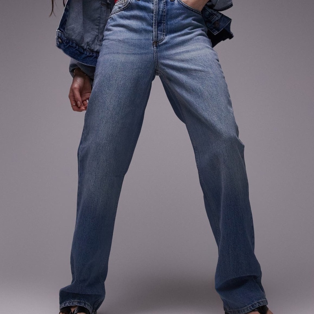 Top shop wide leg jean